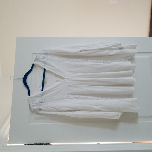 Ralph Lauren Denim Supply white boho shirt - Picture 3 of 5